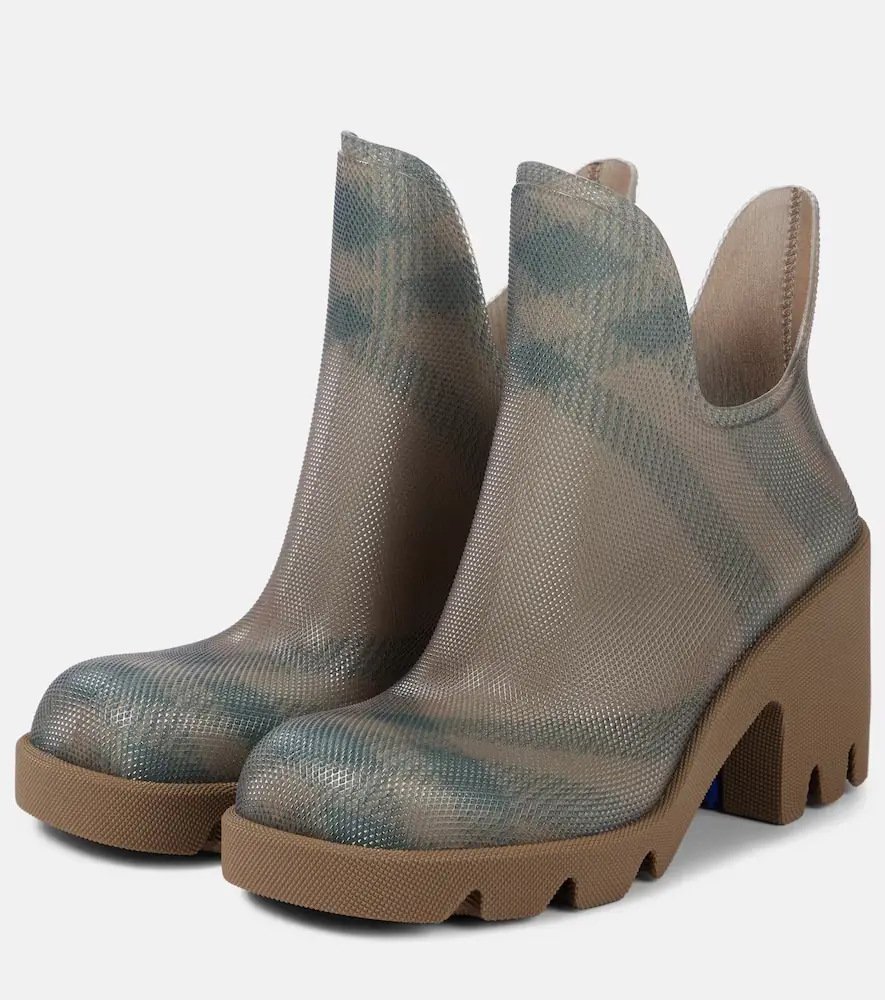 Burberry Check ankle boots | Thumbnail 3 Burberry Check ankle boots | Thumbnail 3