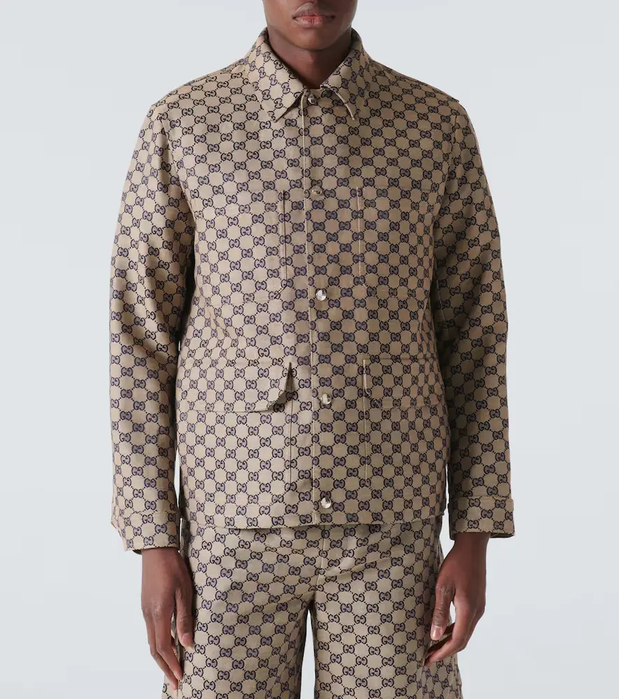 Gucci GG linen-blend canvas jacket | Thumbnail 2 Gucci GG linen-blend canvas jacket | Thumbnail 2