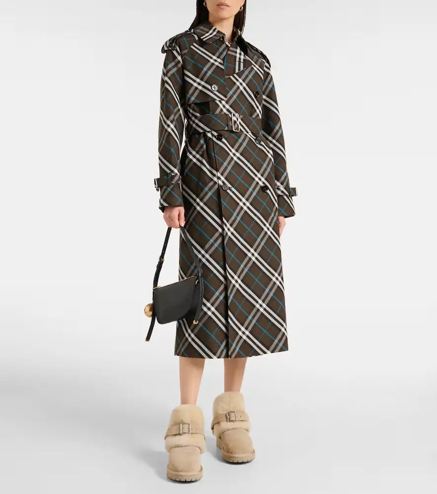 Burberry Shearling-trimmed suede ankle boots | Thumbnail 6