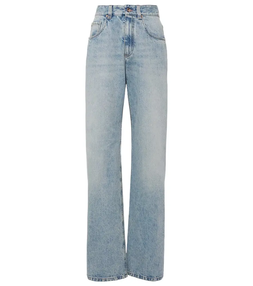 Brunello Cucinelli High-rise straight jeans | Image 1 Brunello Cucinelli High-rise straight jeans | Image 1