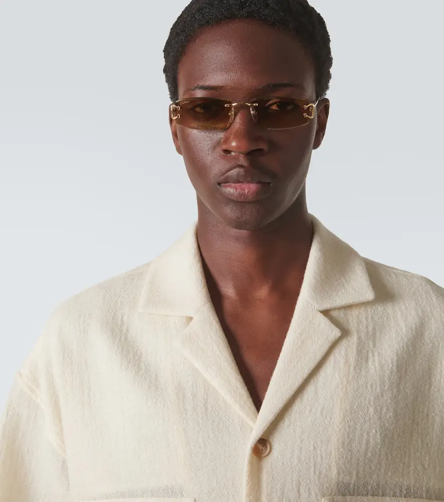 Cartier Eyewear Collection Signature C de Cartier rectangular sunglasses | Thumbnail 5 Cartier Eyewear Collection Signature C de Cartier rectangular sunglasses | Thumbnail 5