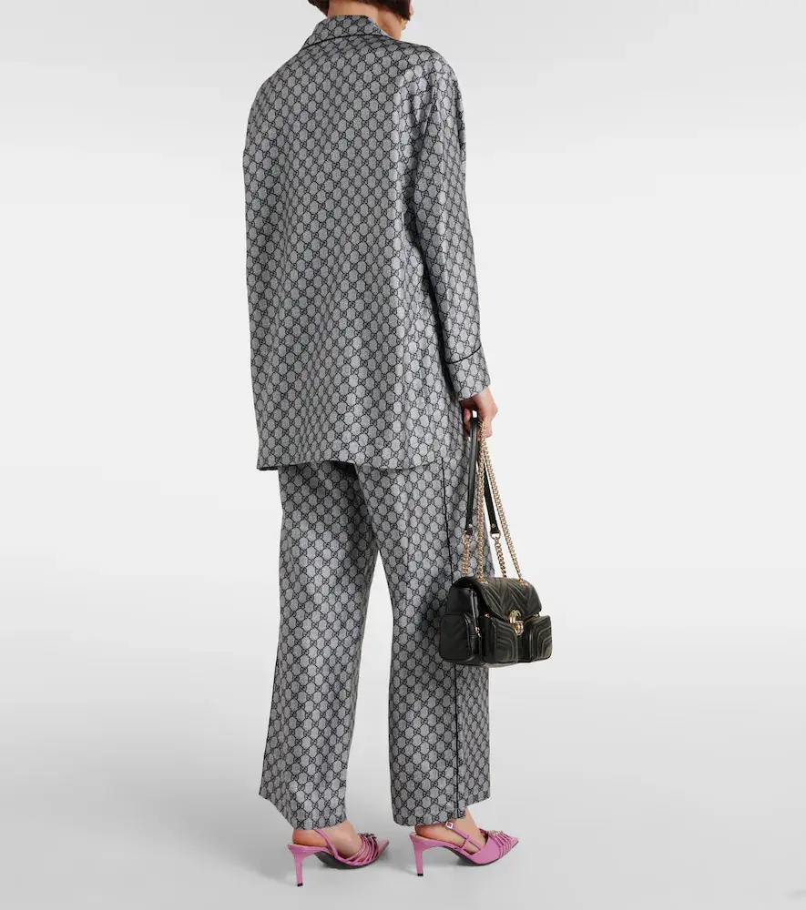 Gucci GG silk twill shirt | Thumbnail 3