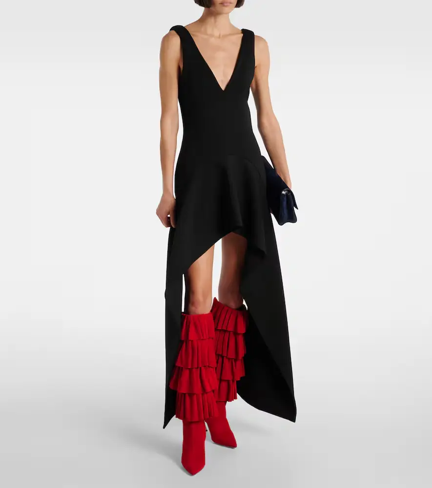 Manolo Blahnik Miralone 90 suede knee-high boots | Thumbnail 5