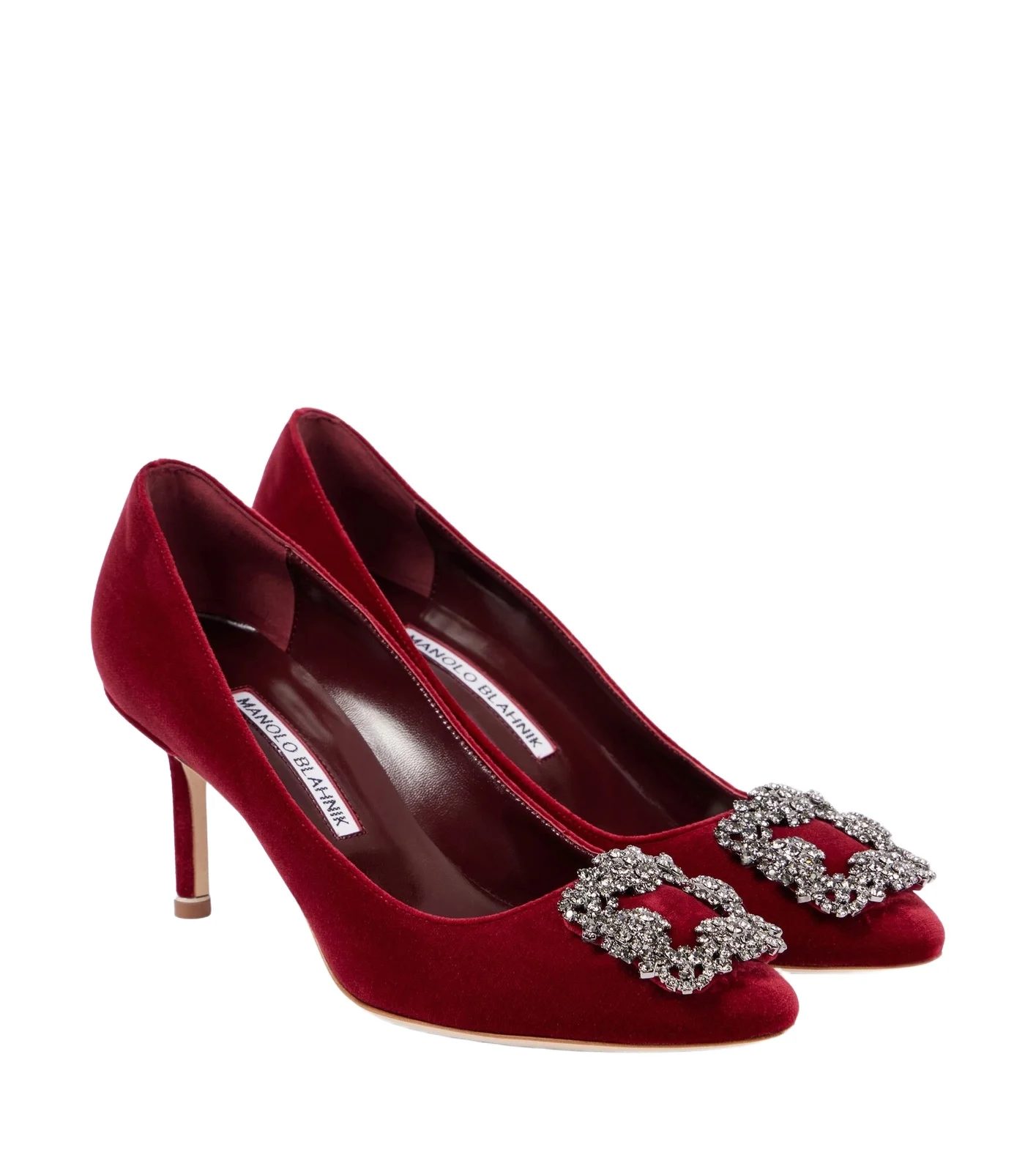 Hangisi 70 embellished velvet pumps Hangisi 70 embellished velvet pumps