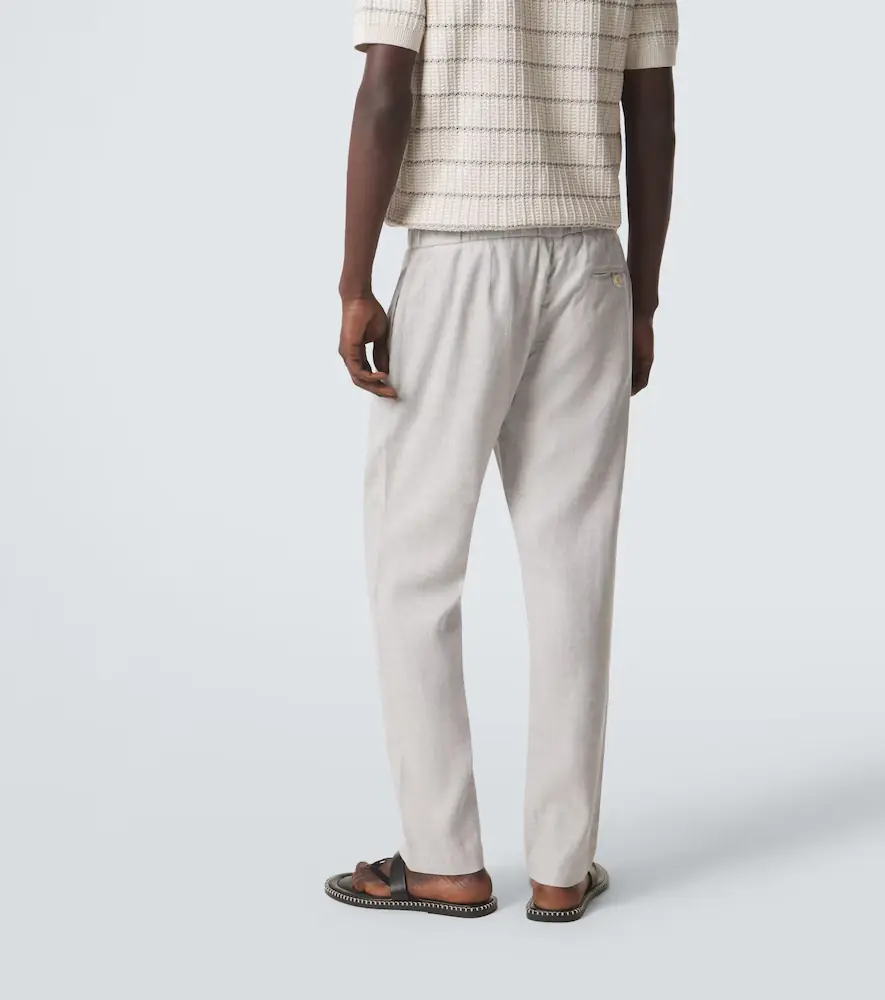 Frescobol Carioca Oscar linen and cotton straight pants | Thumbnail 3 Frescobol Carioca Oscar linen and cotton straight pants | Thumbnail 3