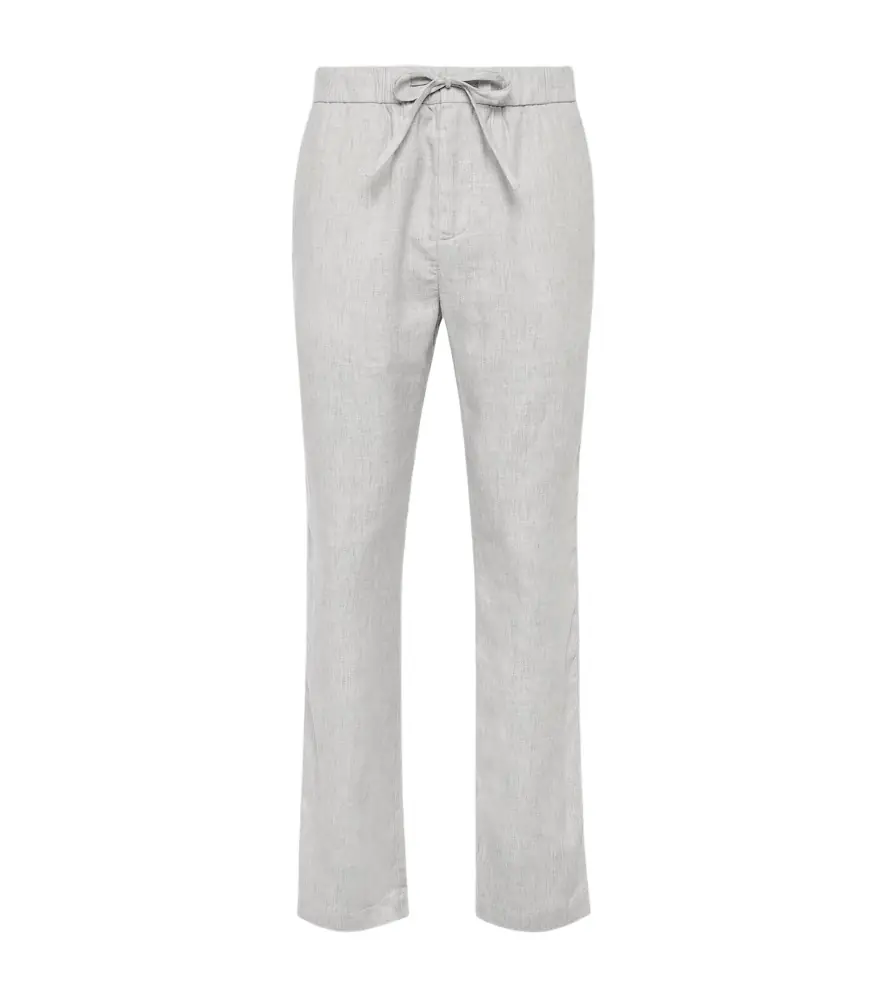 Frescobol Carioca Oscar linen and cotton straight pants