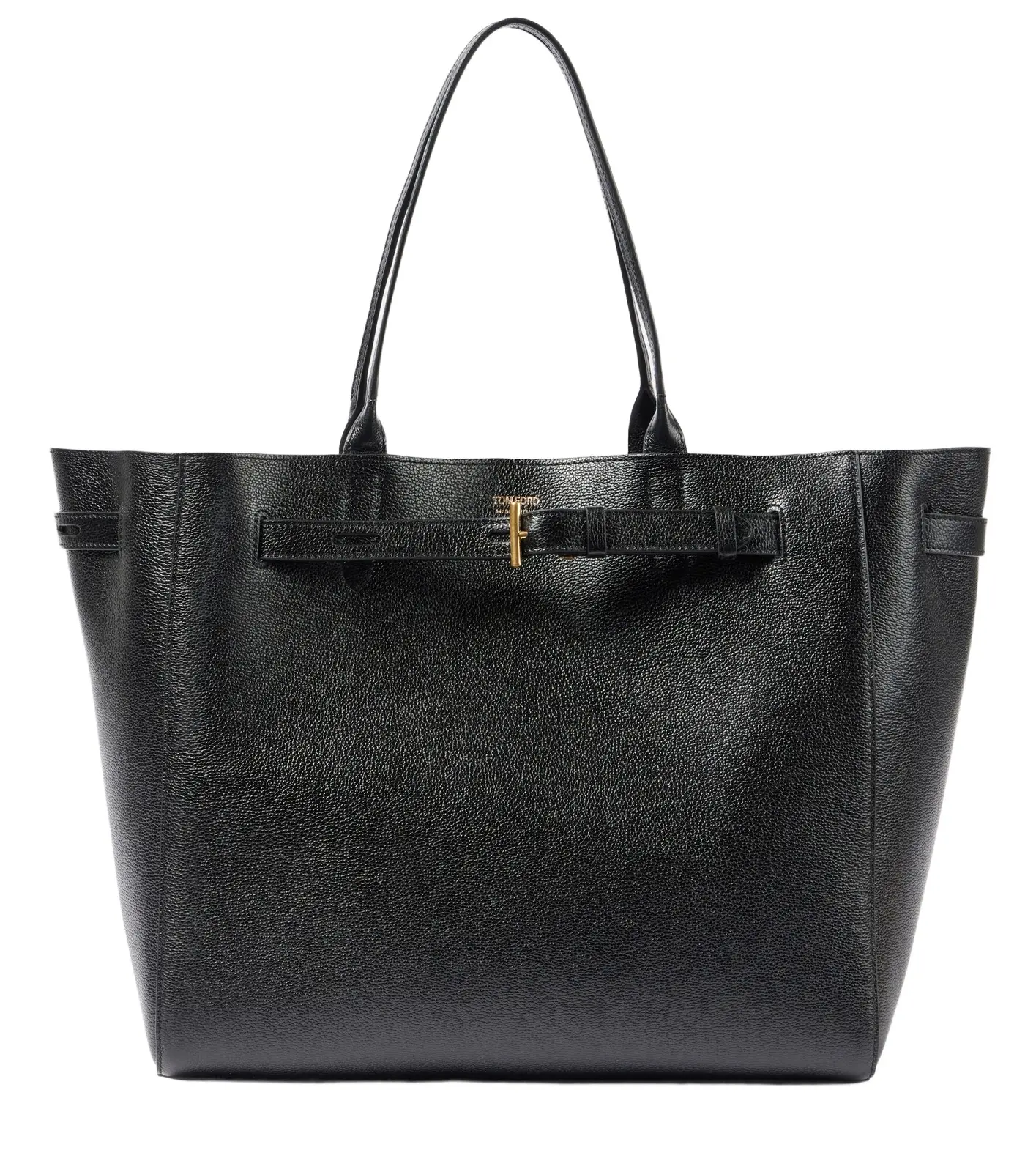 Tara Large grained leather tote bag