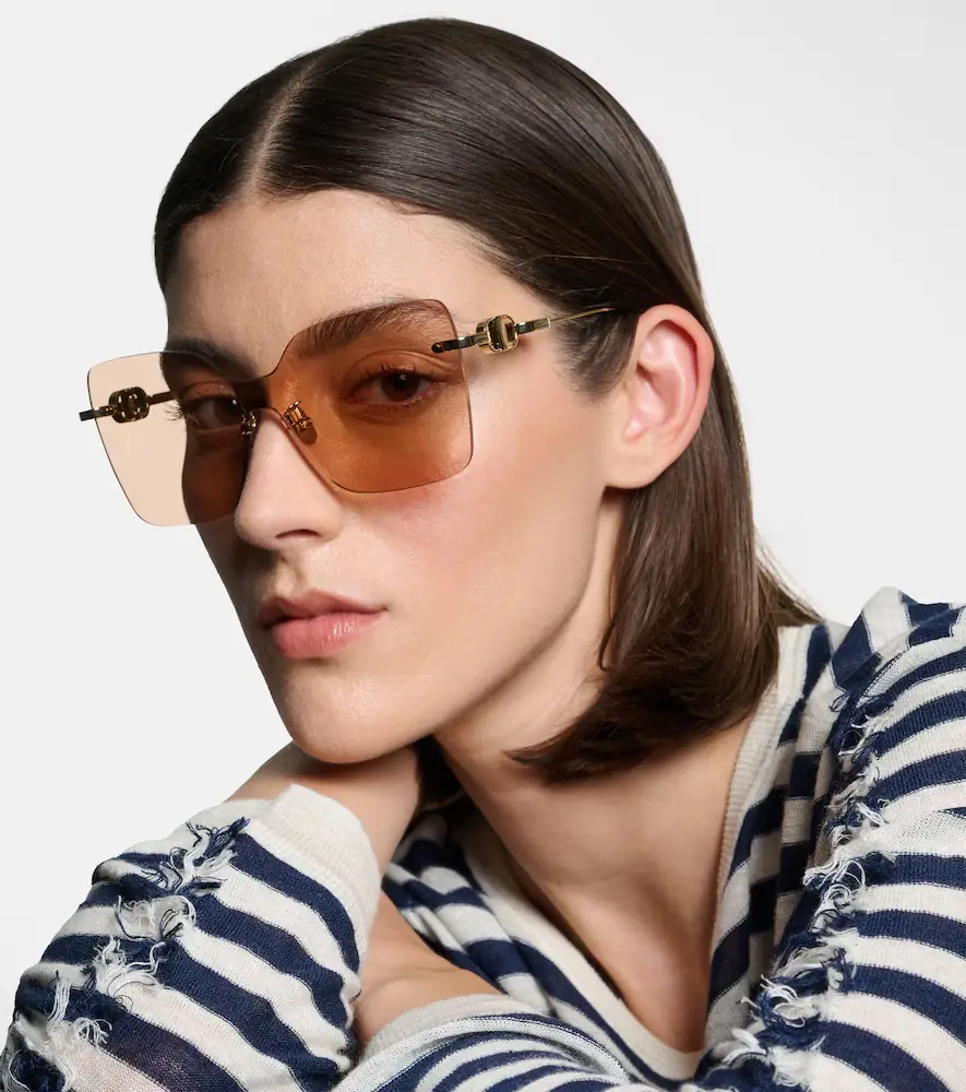 DIOR Eyewear CD Chain M1U shield sunglasses | Thumbnail 2 DIOR Eyewear CD Chain M1U shield sunglasses | Thumbnail 2