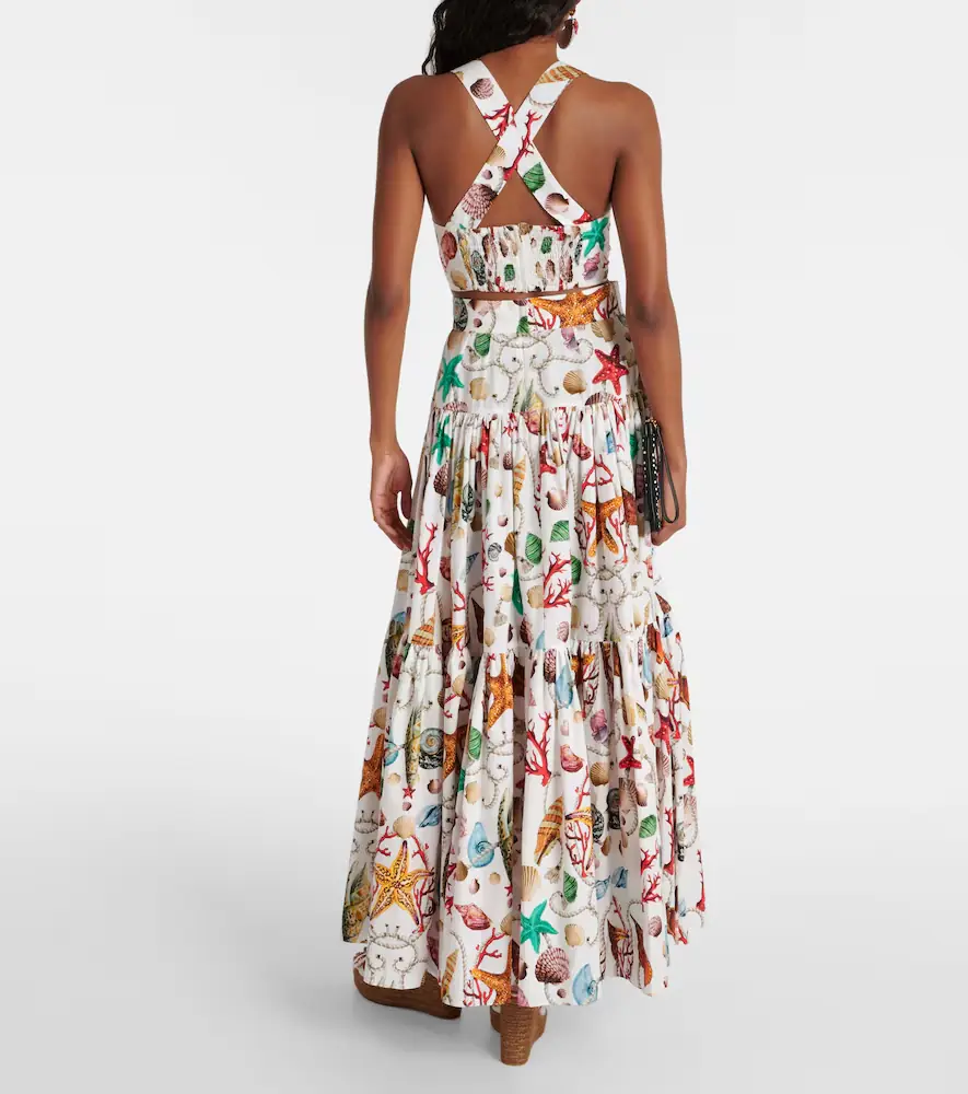 Dolce & Gabbana Capri printed cotton crop top | Thumbnail 4 Dolce & Gabbana Capri printed cotton crop top | Thumbnail 4