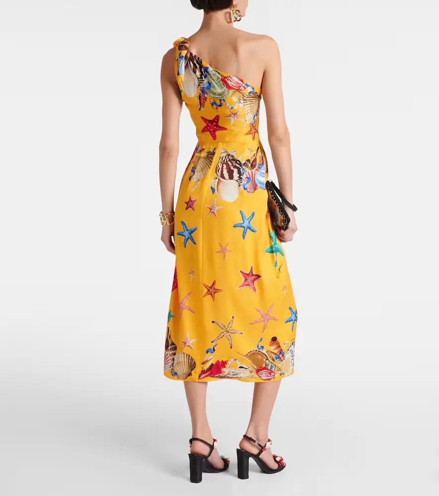 Dolce & Gabbana Capri printed silk-blend midi dress | Thumbnail 2 Dolce & Gabbana Capri printed silk-blend midi dress | Thumbnail 2
