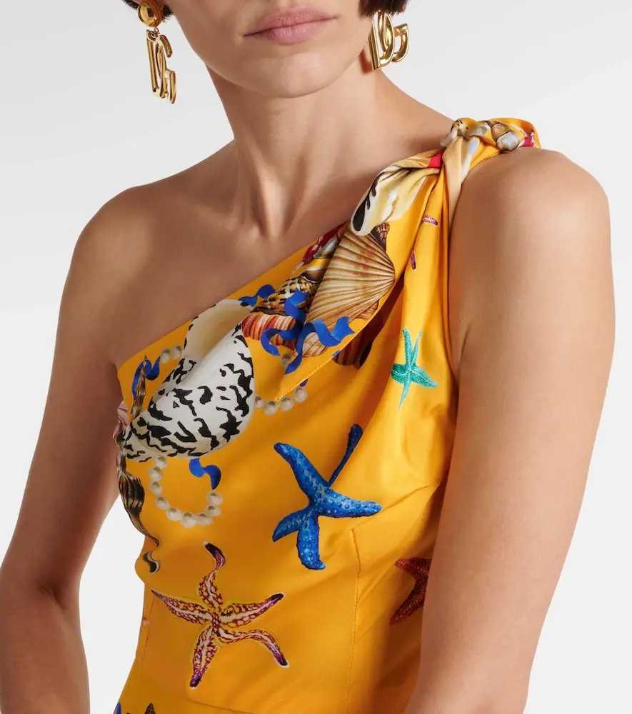 Dolce & Gabbana Capri printed silk-blend midi dress | Thumbnail 4 Dolce & Gabbana Capri printed silk-blend midi dress | Thumbnail 4