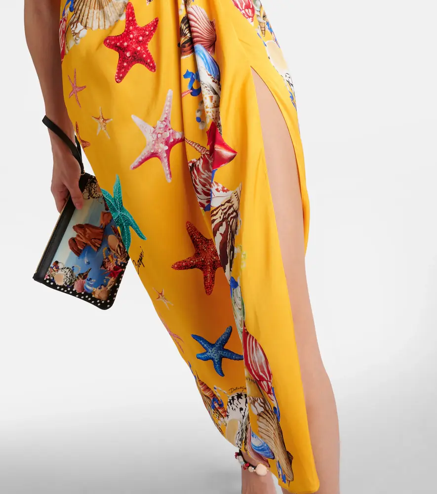 Dolce & Gabbana Capri printed silk-blend midi dress | Thumbnail 5 Dolce & Gabbana Capri printed silk-blend midi dress | Thumbnail 5