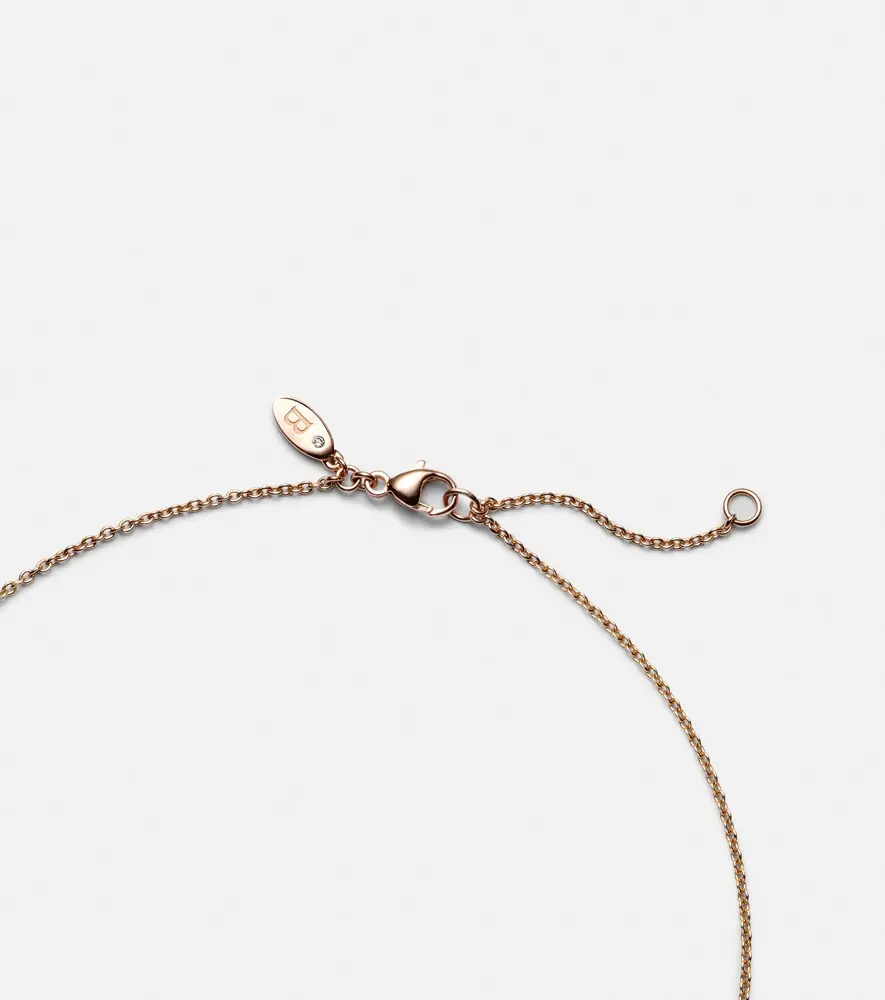 Bucherer Fine Jewellery Peekaboo 18kt rose gold necklace with beryl and diamonds | Thumbnail 2