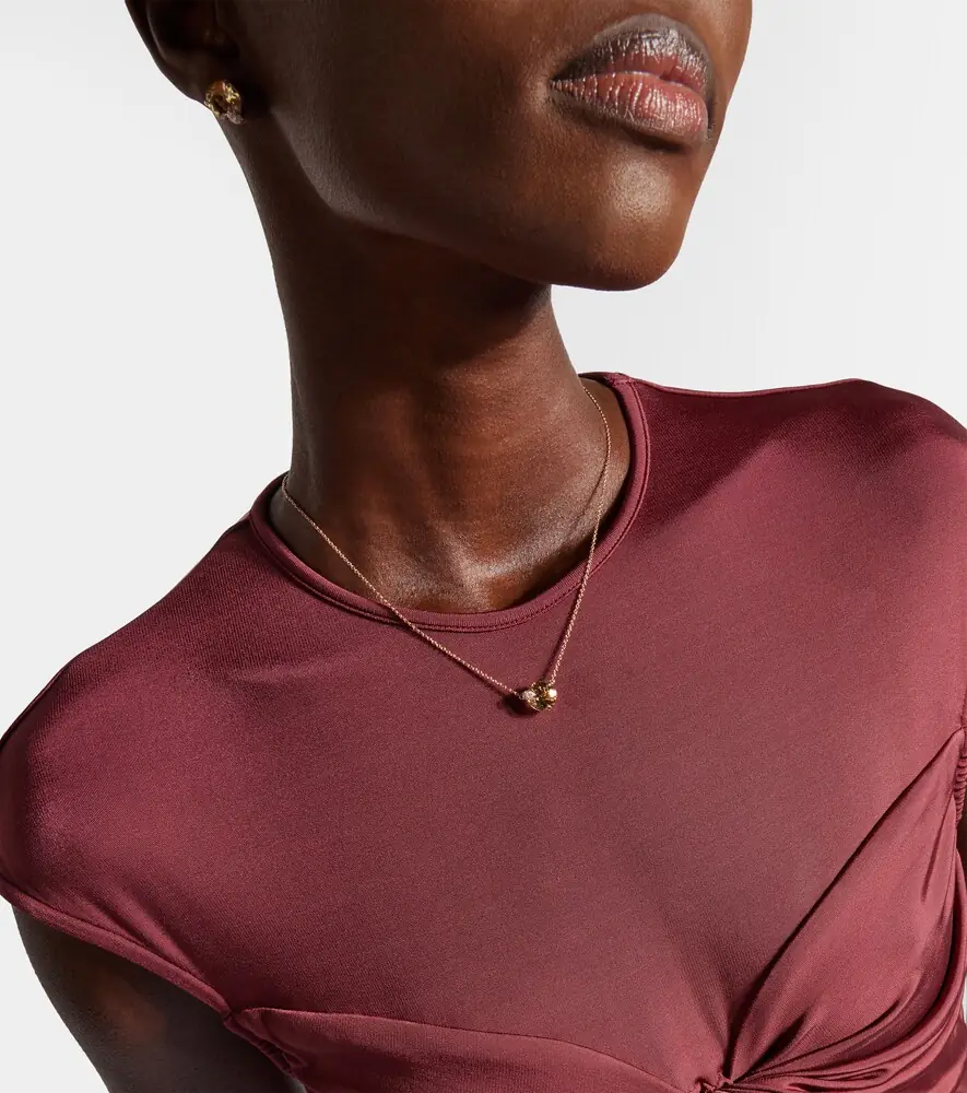 Bucherer Fine Jewellery Peekaboo 18kt rose gold necklace with beryl and diamonds | Thumbnail 5