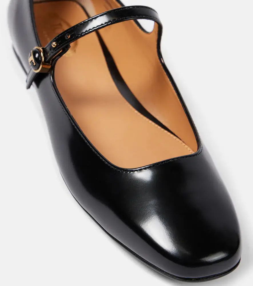Tod's Polished leather Mary Jane flats | Thumbnail 2