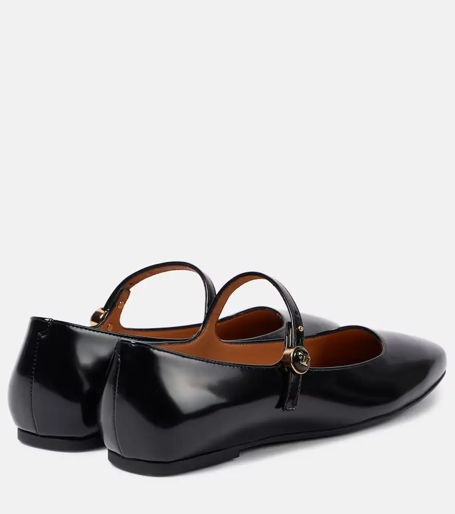 Tod's Polished leather Mary Jane flats | Thumbnail 4