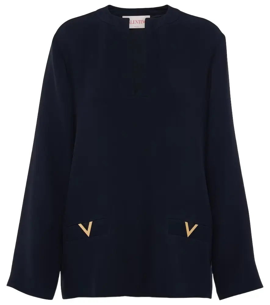 Valentino Garavani VGold Cady Couture top