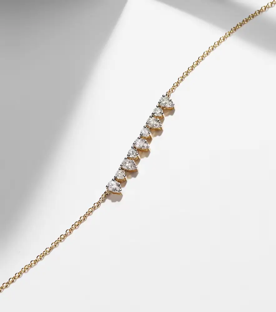 Stone and Strand Perfect Pear 10kt gold necklace with diamonds | Thumbnail 3 Stone and Strand Perfect Pear 10kt gold necklace with diamonds | Thumbnail 3