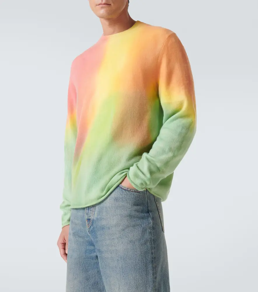 The Elder Statesman Wave Aura cashmere sweater | Thumbnail 3