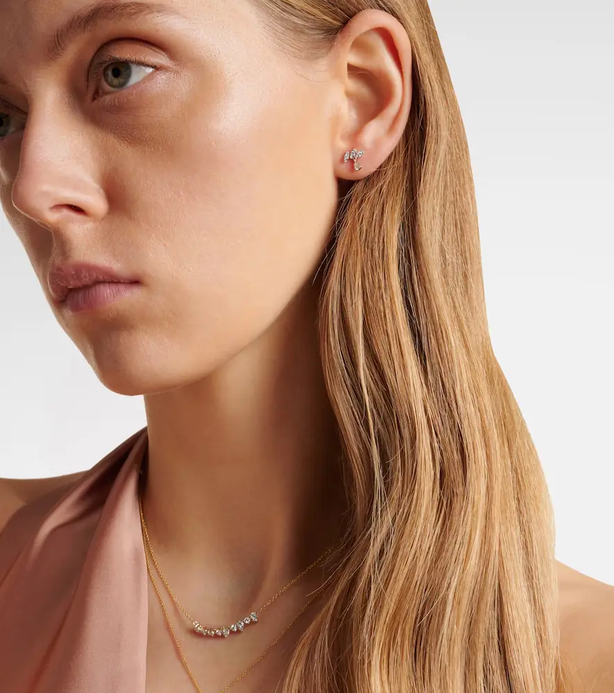 Stone and Strand Muse Drop 10kt gold earrings with diamonds | Thumbnail 3 Stone and Strand Muse Drop 10kt gold earrings with diamonds | Thumbnail 3