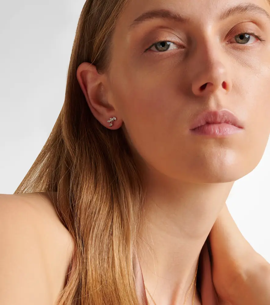 Stone and Strand Muse Drop 10kt gold earrings with diamonds | Thumbnail 4 Stone and Strand Muse Drop 10kt gold earrings with diamonds | Thumbnail 4