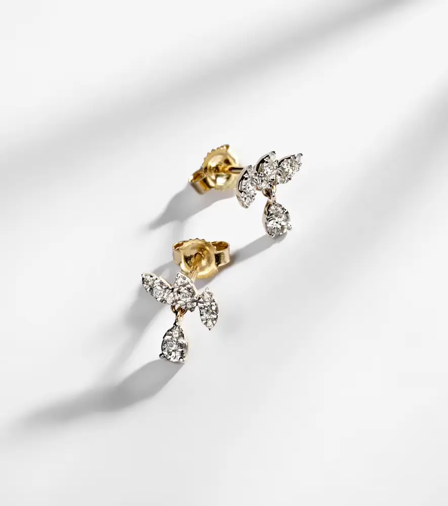 Stone and Strand Muse Drop 10kt gold earrings with diamonds | Thumbnail 5 Stone and Strand Muse Drop 10kt gold earrings with diamonds | Thumbnail 5