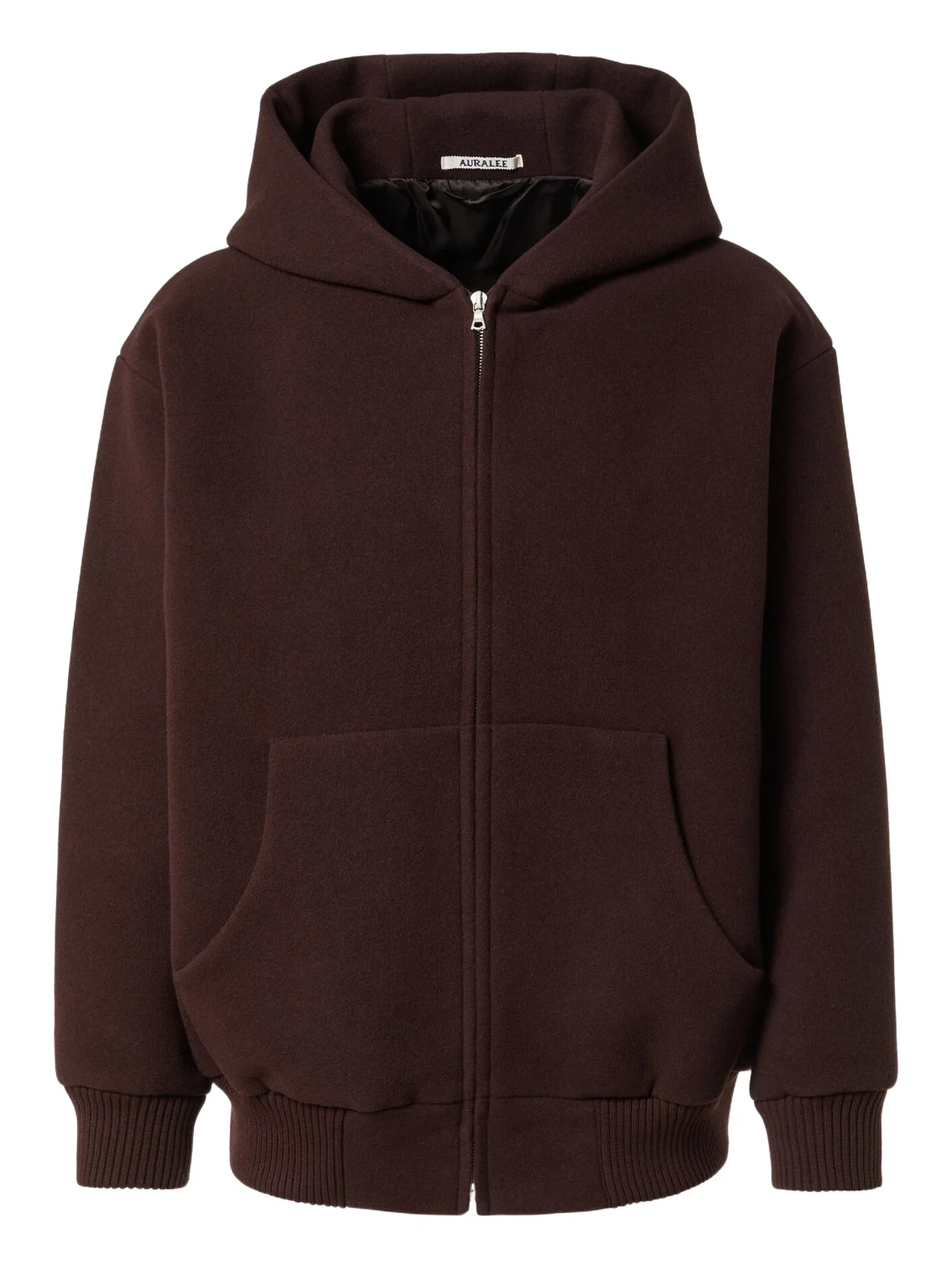 Auralee Oversized wool pile hoodie