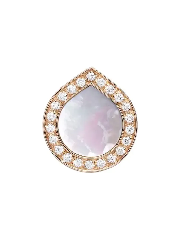 Antifer 18kt rose gold single earring with gemstones Antifer 18kt rose gold single earring with gemstones