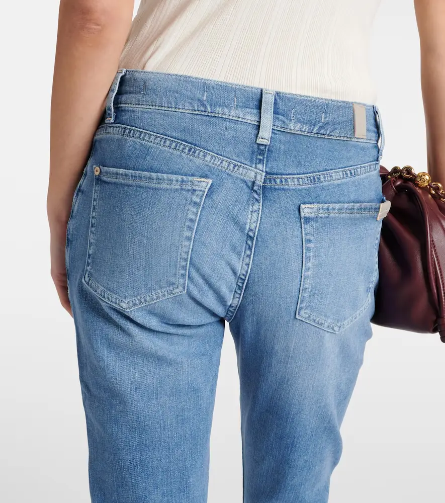 7 For All Mankind Low-rise slim jeans | Thumbnail 5 7 For All Mankind Low-rise slim jeans | Thumbnail 5