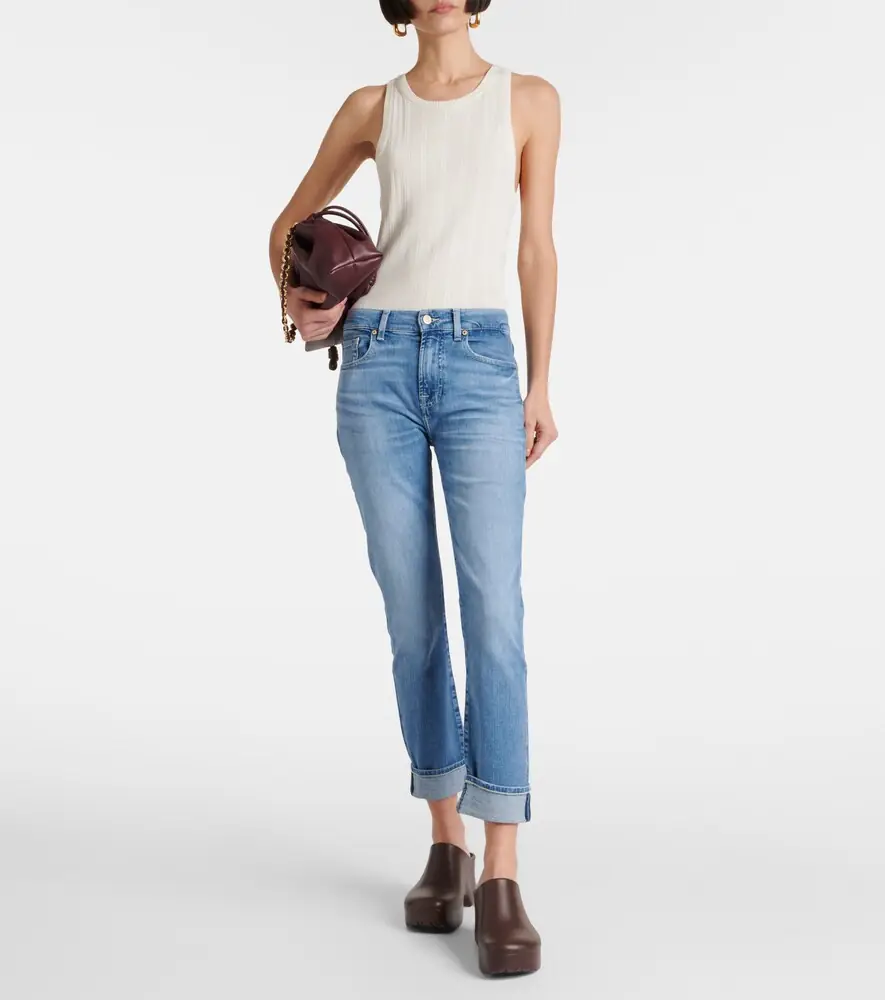 7 For All Mankind Low-rise slim jeans | Thumbnail 6 7 For All Mankind Low-rise slim jeans | Thumbnail 6