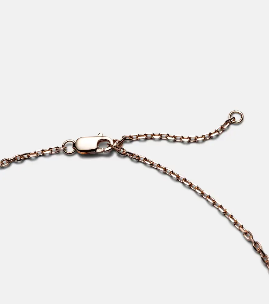 Repossi Antifer 18kt rose gold pendant necklace with onyx and diamonds | Thumbnail 4