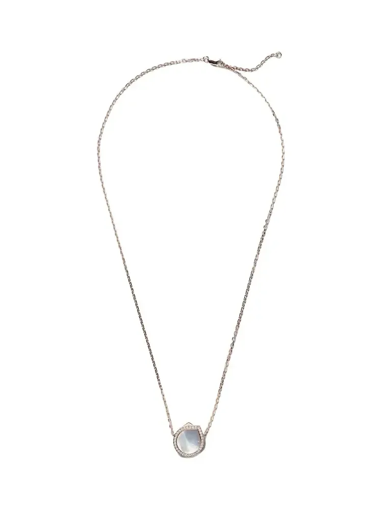 Antifer 18kt rose gold necklace with mother of pearl and diamonds Antifer 18kt rose gold necklace with mother of pearl and diamonds