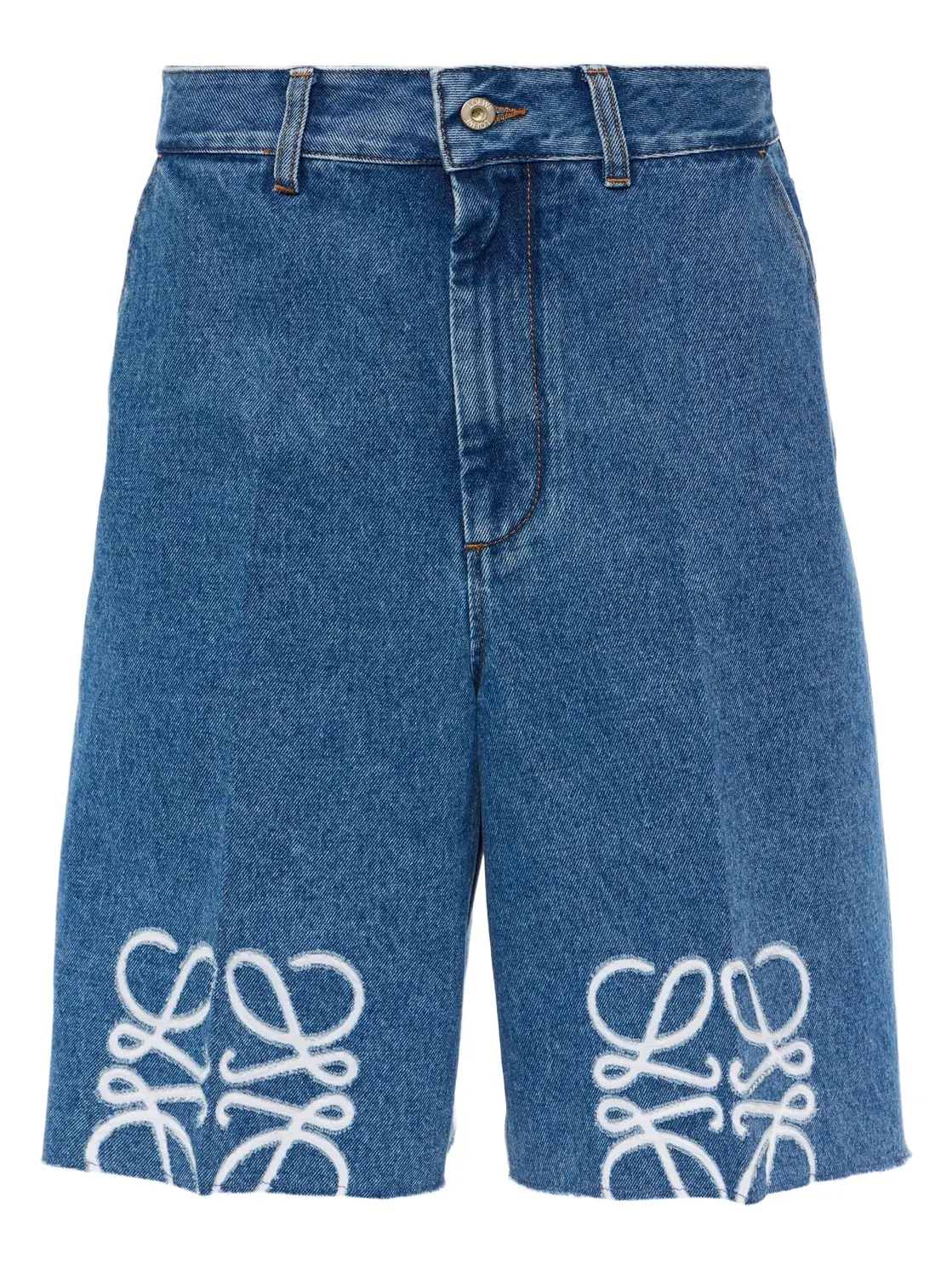 Loewe Anagram denim Bermuda shorts