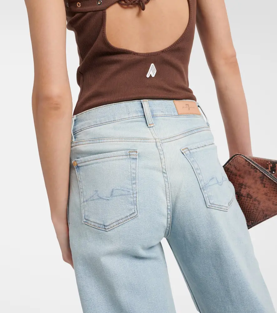 7 For All Mankind Lotta high-rise wide-leg jeans | Thumbnail 5 7 For All Mankind Lotta high-rise wide-leg jeans | Thumbnail 5