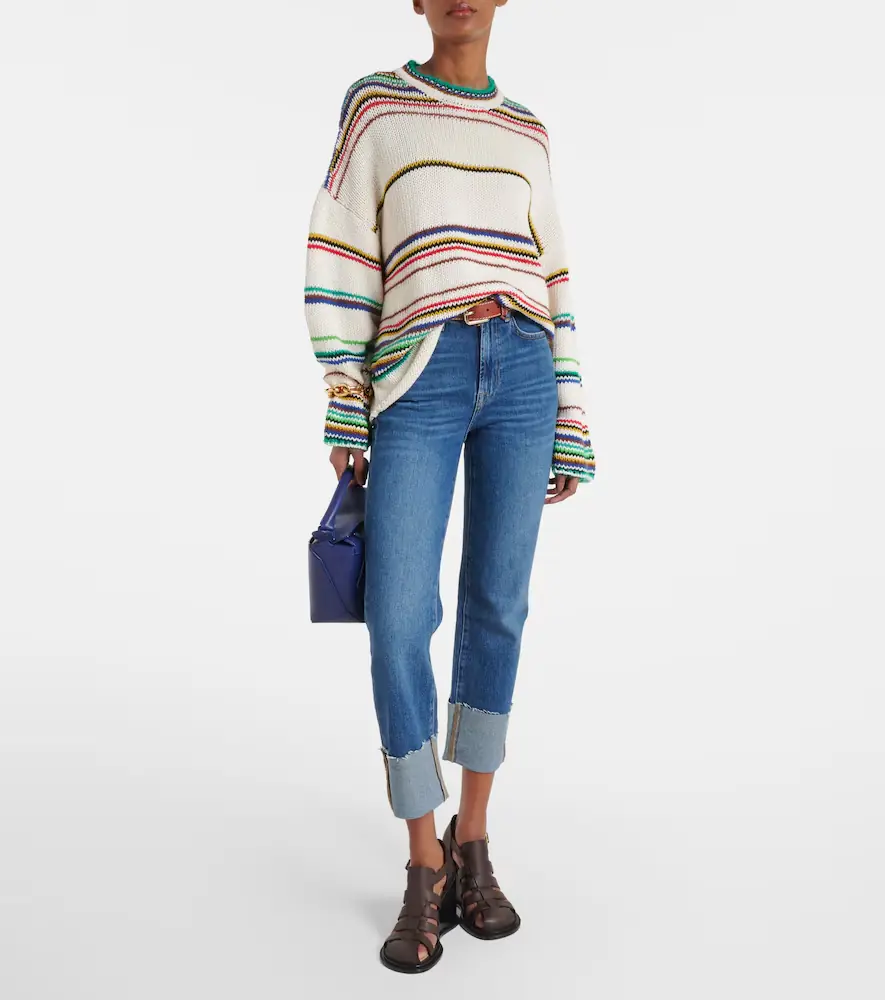 7 For All Mankind Logan high-rise cropped slim jeans | Thumbnail 6 7 For All Mankind Logan high-rise cropped slim jeans | Thumbnail 6