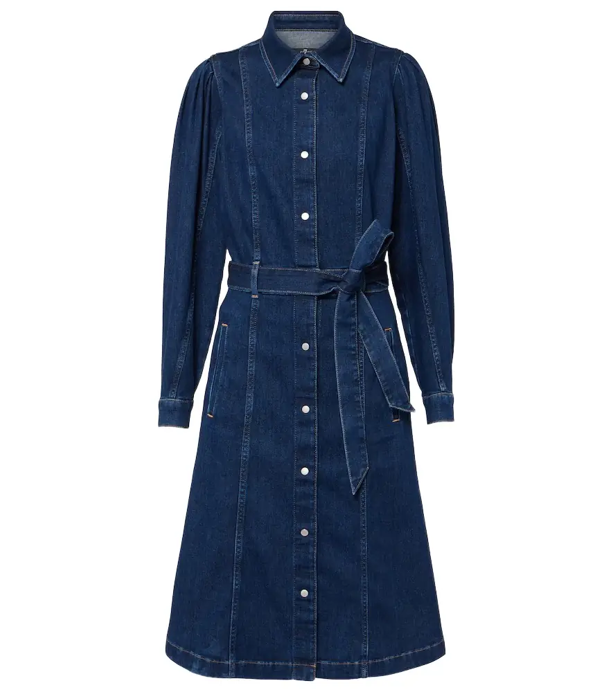 7 For All Mankind Denim midi dress | Image 1 7 For All Mankind Denim midi dress | Image 1