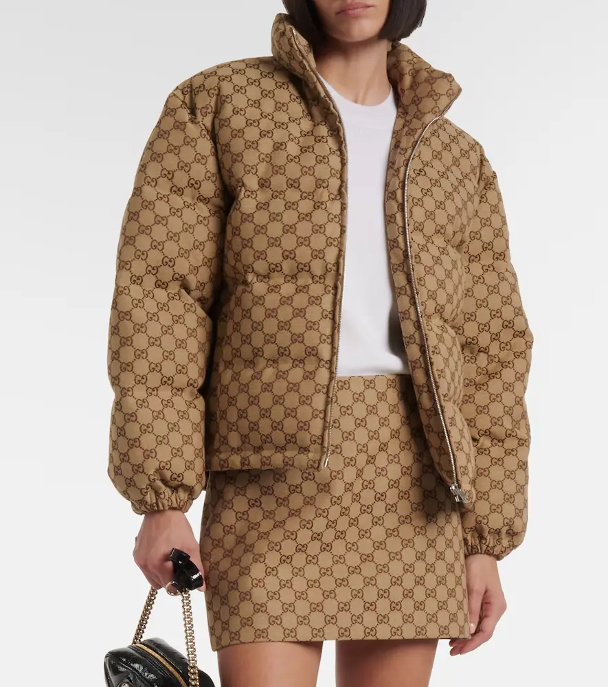 Gucci GG Canvas down jacket | Thumbnail 3 Gucci GG Canvas down jacket | Thumbnail 3