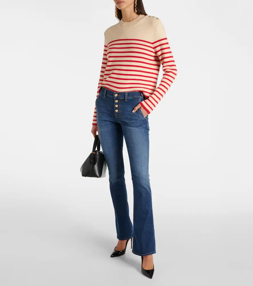 7 For All Mankind Bootcut high-rise bootcut jeans | Thumbnail 3 7 For All Mankind Bootcut high-rise bootcut jeans | Thumbnail 3