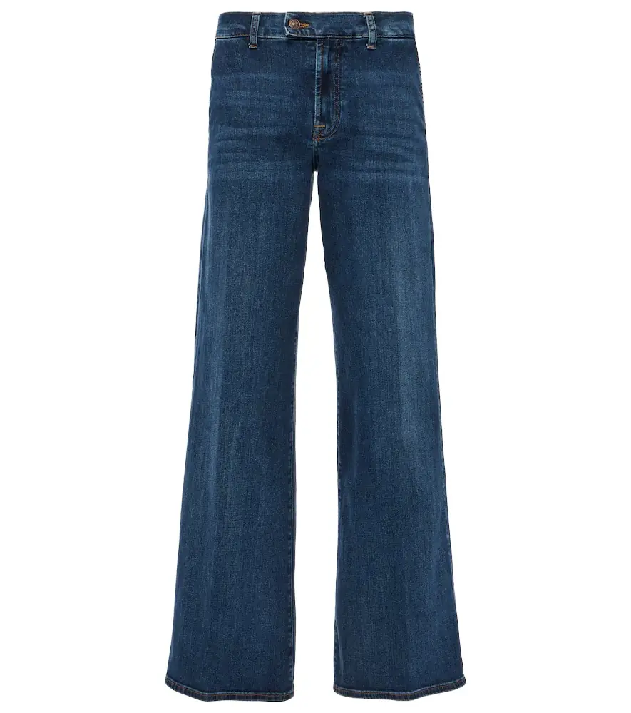 7 For All Mankind Lotta Rebel high-rise wide-leg jeans | Image 1 7 For All Mankind Lotta Rebel high-rise wide-leg jeans | Image 1