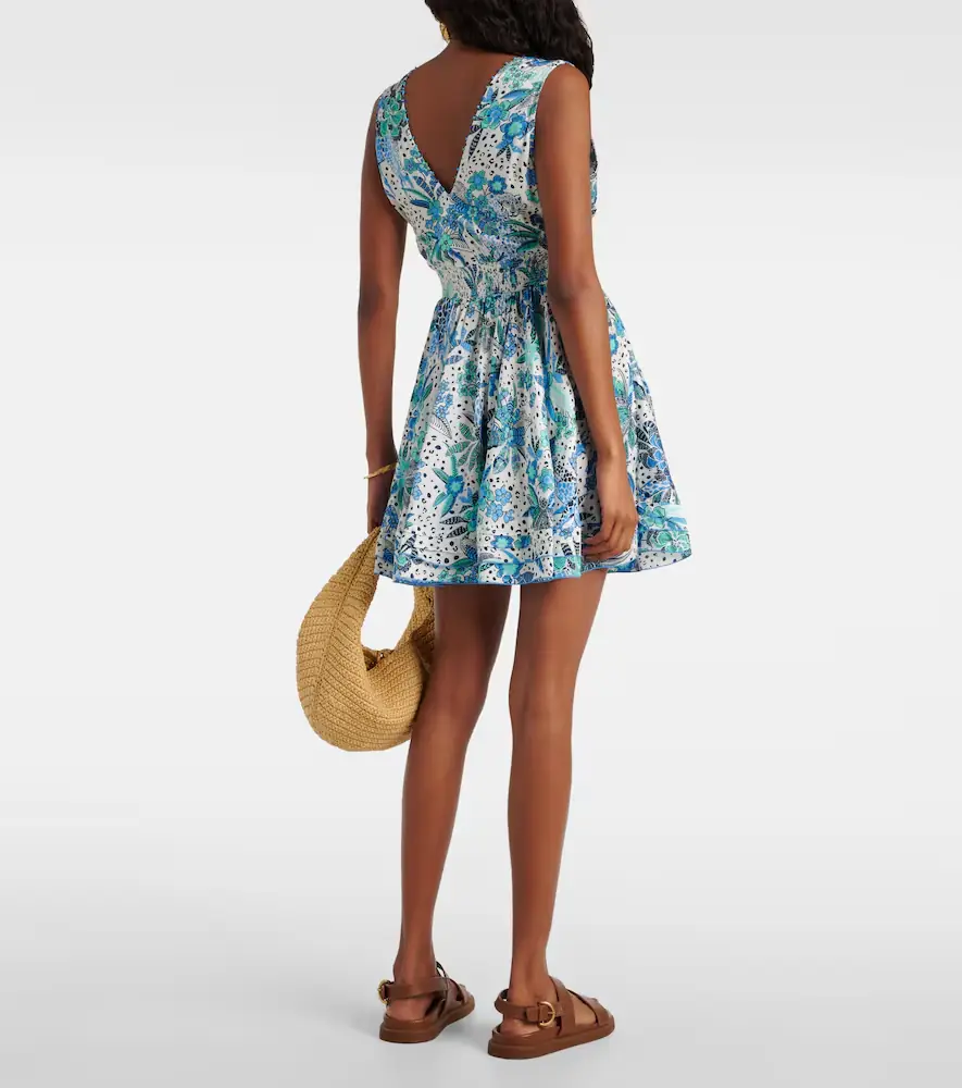 Poupette St Barth Bessie floral pleated minidress | Thumbnail 2 Poupette St Barth Bessie floral pleated minidress | Thumbnail 2