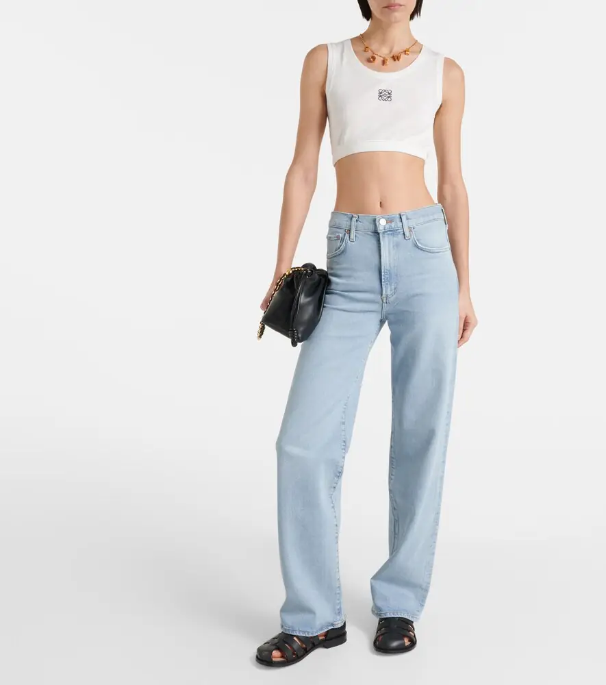 AGOLDE Harper mid-rise straight jeans | Thumbnail 4