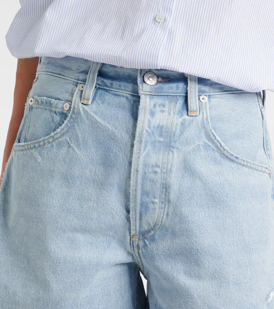 Citizens of Humanity Ayla distressed denim shorts | Thumbnail 2