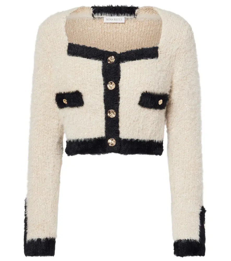 Nina Ricci Lamé cardigan | Image 1 Nina Ricci Lamé cardigan | Image 1