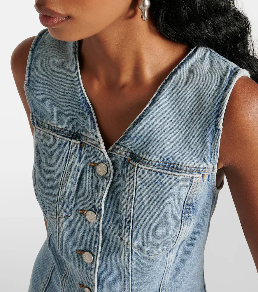 AGOLDE Trina denim minidress | Thumbnail 4