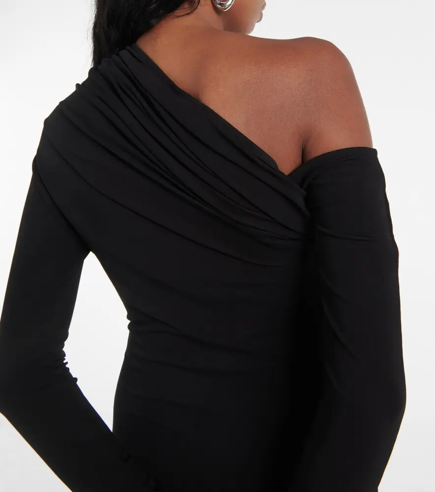 Courrèges Courrèges Twist one-shoulder crêpe minidress | Thumbnail 3