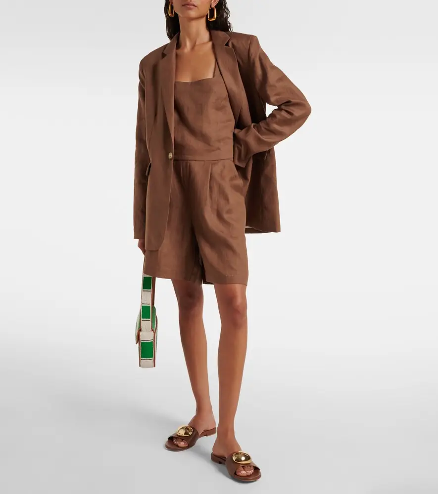 ASCENO Azores linen blazer | Thumbnail 3