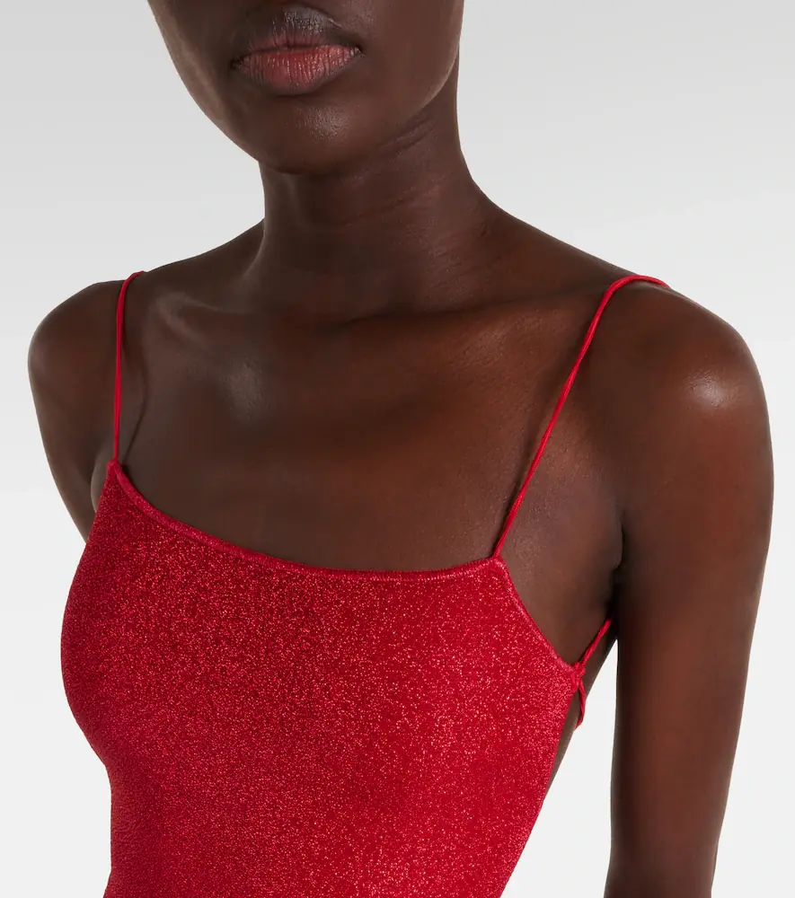 Oséree Oséree Lumière Square lamé swimsuit | Thumbnail 3 Oséree Oséree Lumière Square lamé swimsuit | Thumbnail 3