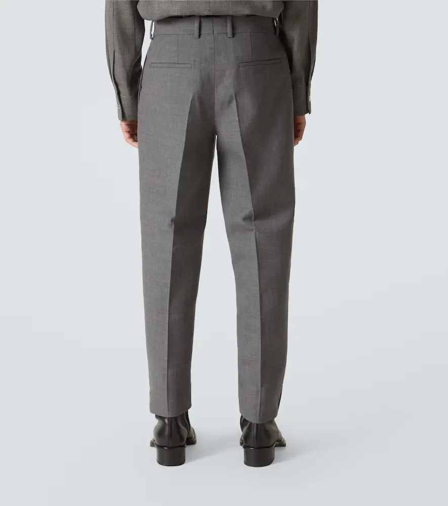 Jil Sander Virgin wool tapered pants | Thumbnail 2