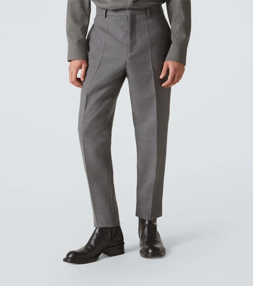 Jil Sander Virgin wool tapered pants | Thumbnail 5