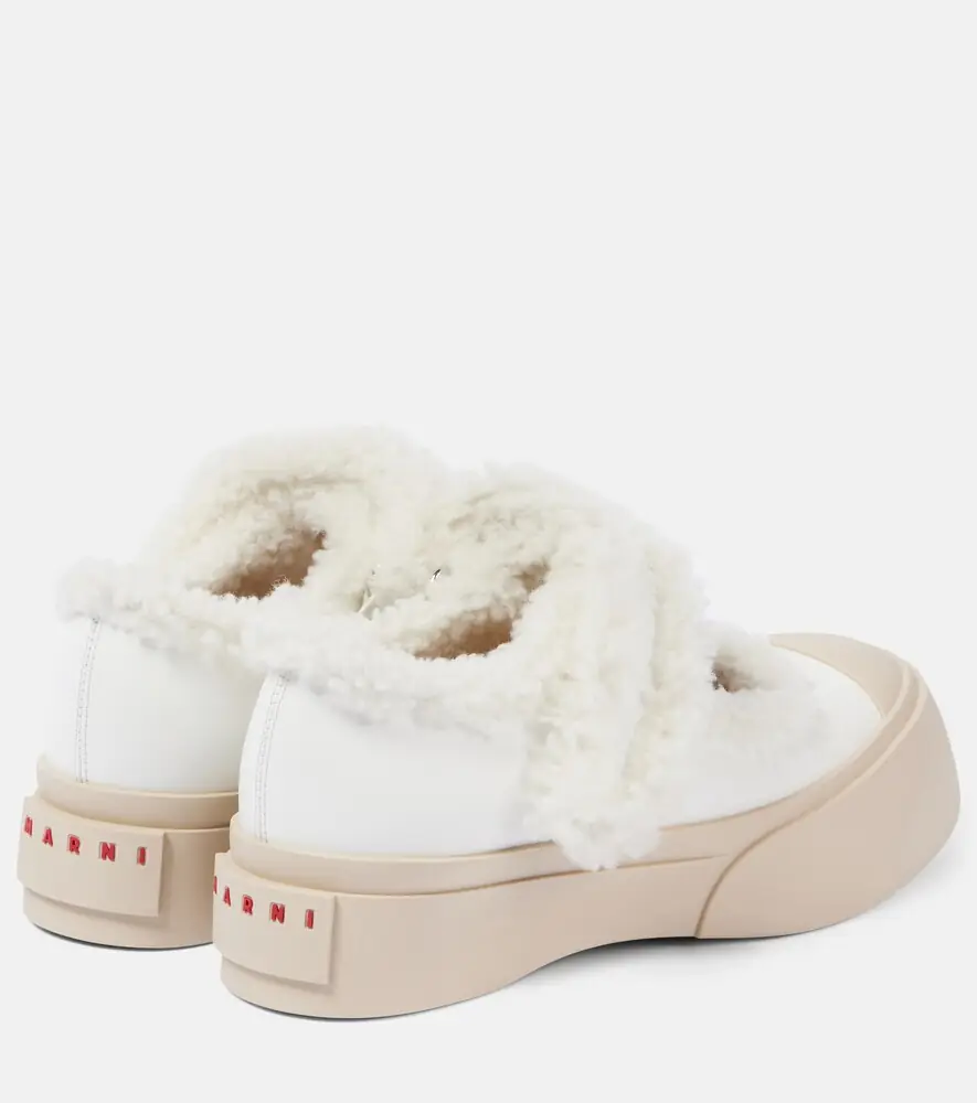 Marni Pablo shearling-lined leather sneakers | Thumbnail 3
